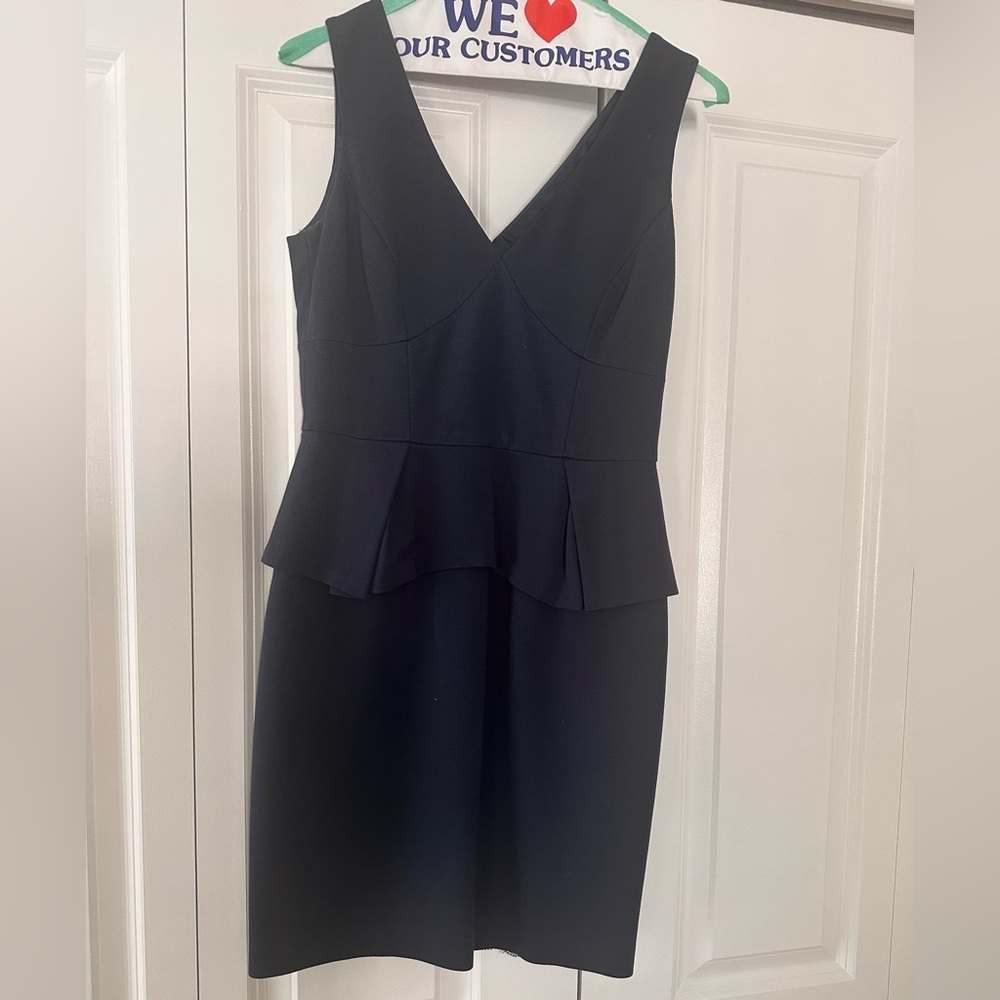 Trina Turk navy blue cocktail dress